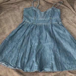 Flirty and light denim dress